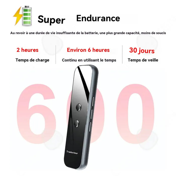 Traducteur Portable en Temps Réel - Smart™