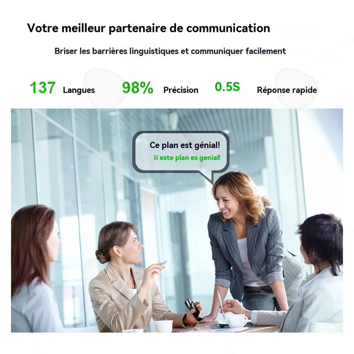 Traducteur Portable en Temps Réel - Smart™